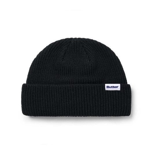 BUTTERGOODS WHARFIE BEANIE BLACK