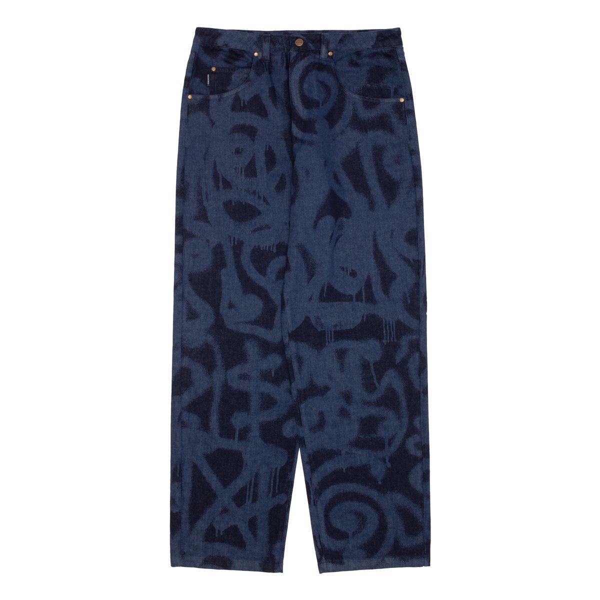 GX1000 BAGGY PANT SPRAYED BLUE DENIM