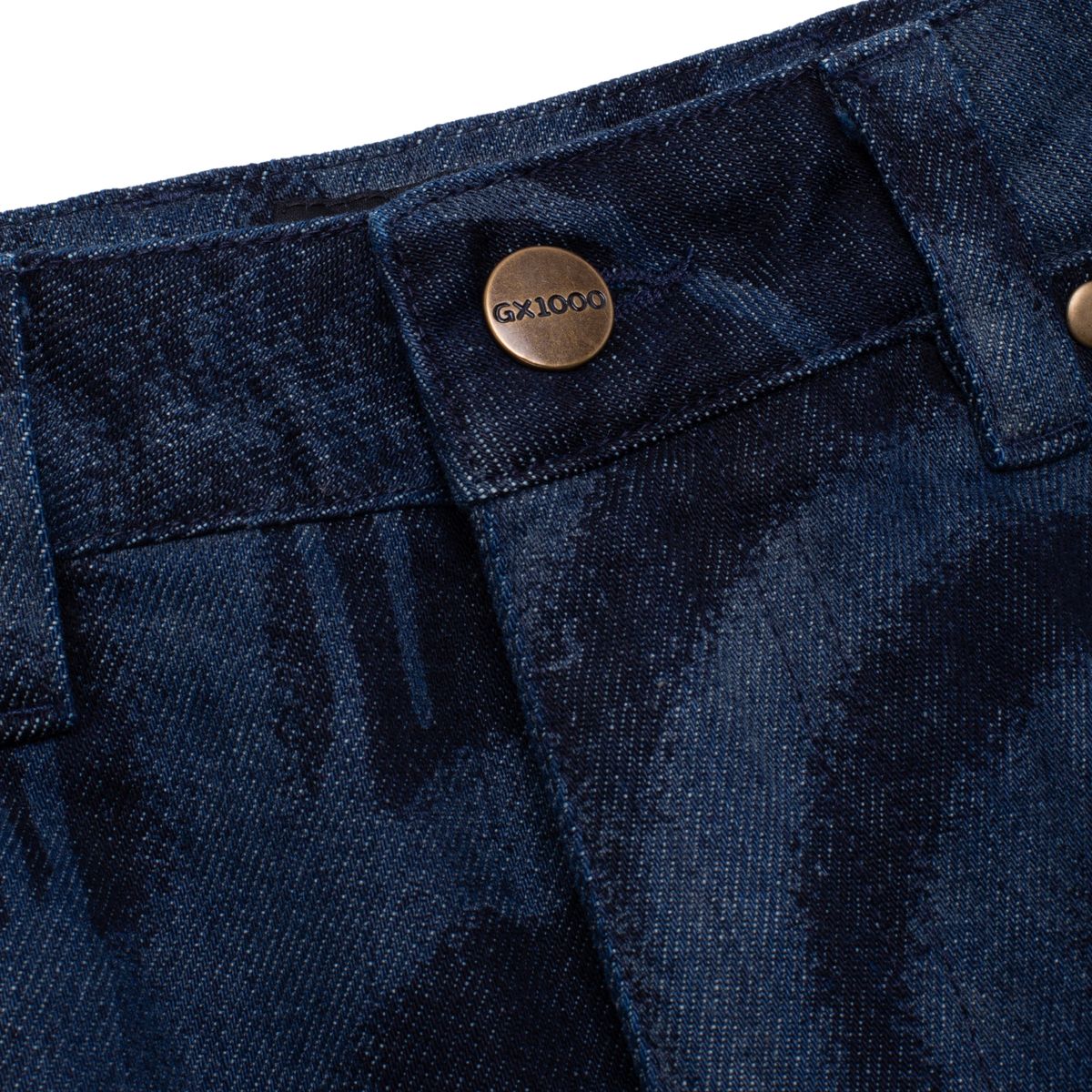 GX1000 BAGGY PANT SPRAYED BLUE DENIM