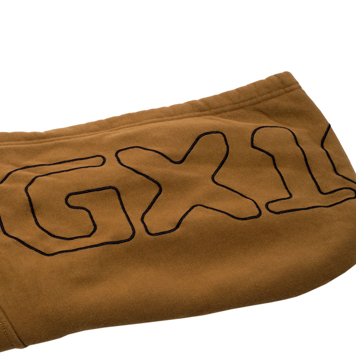 GX1000 OG LOGO ON HOOD HOODIE BROWN