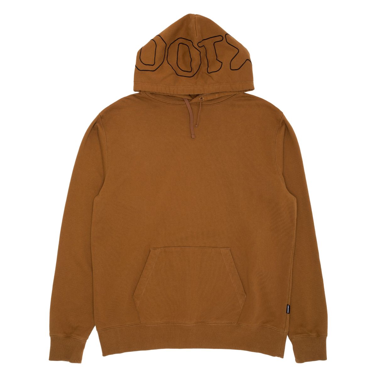 GX1000 OG LOGO ON HOOD HOODIE BROWN