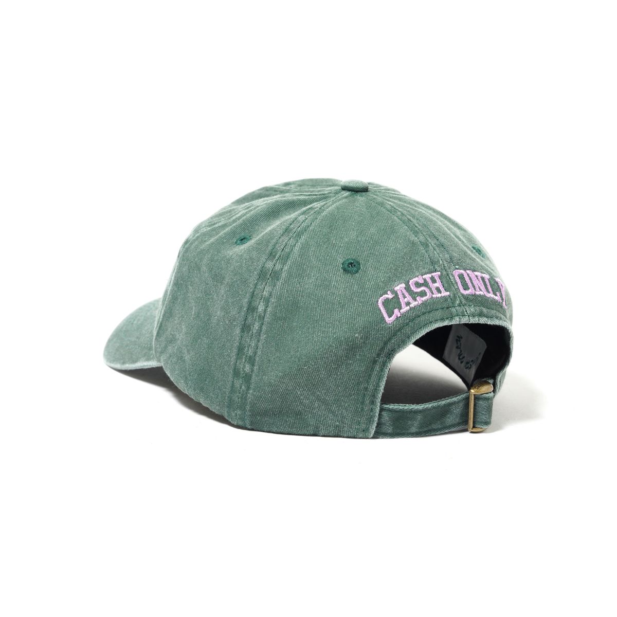 CASH ONLY DIST CAMPUS 6 PANEL CAP WASHED FOREST