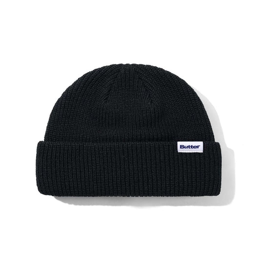 BUTTERGOODS WHARFIE BEANIE BLACK