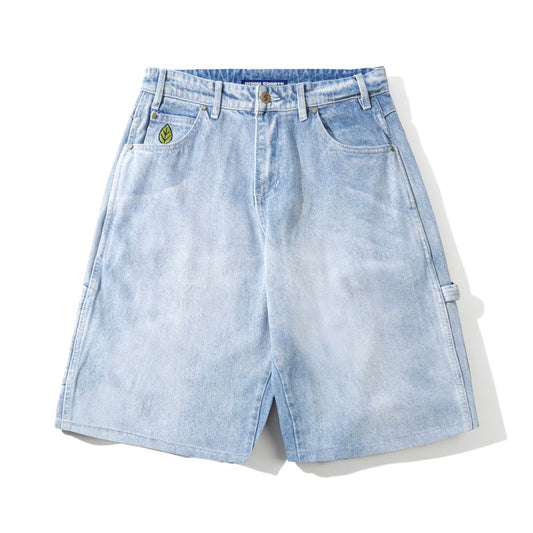 BUTTERGOODS WEATHERGEAR DENIM SHORTS FADED BLUE