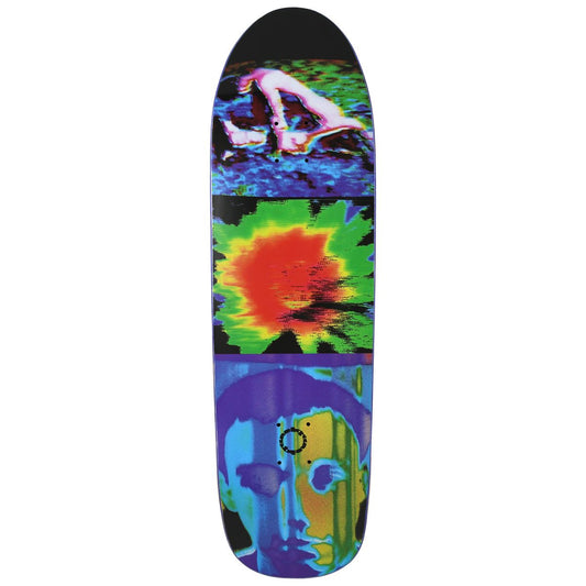 QUASI SKATEBOARDS TECHNICOLOR SHAPED DECK 9