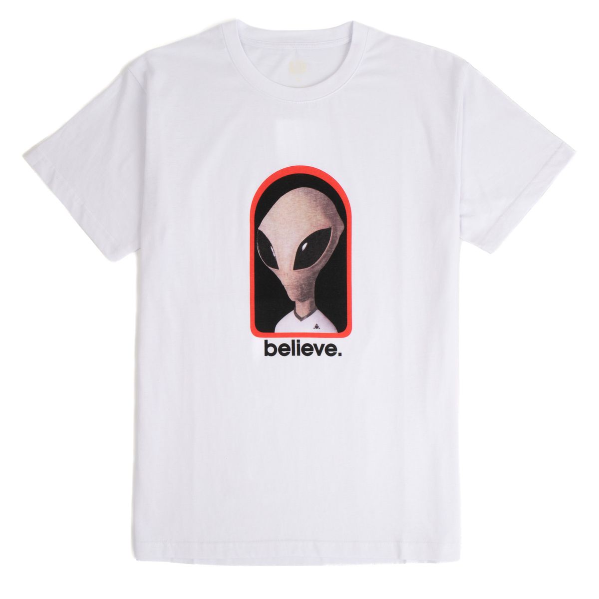 ALIEN WORKSHOP BELIEVE REALITY TEE WHITE