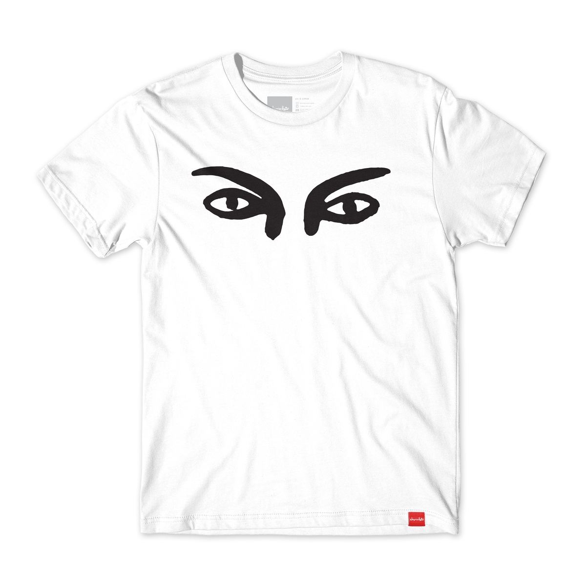 CHOCOLATE SKATEBOADS DRIP EYES TEE WHITE