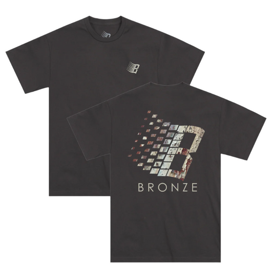 BRONZE 56K LOGO RUST TEE BLACK