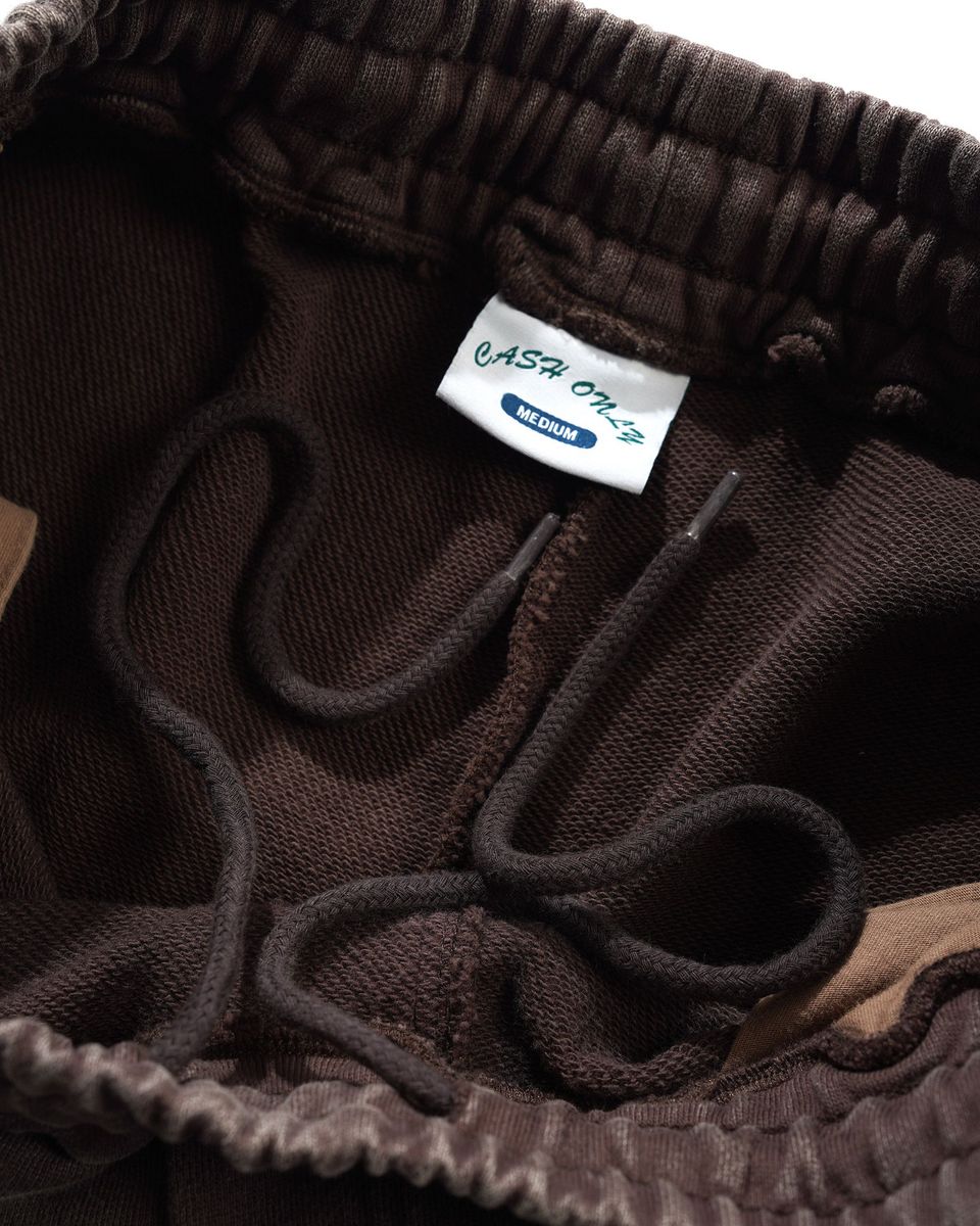 CASH ONLY DIST SHIFT TRACK PANTS VINTAGE BROWN