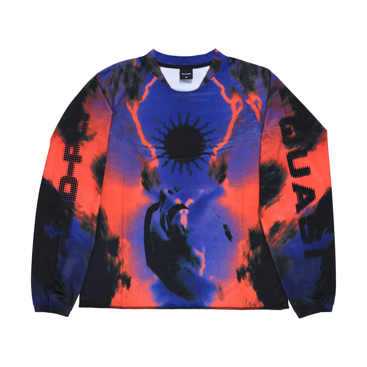 QUASI SKATEBOARDS POWERBAND RAGLAN JERSEY SUNSET