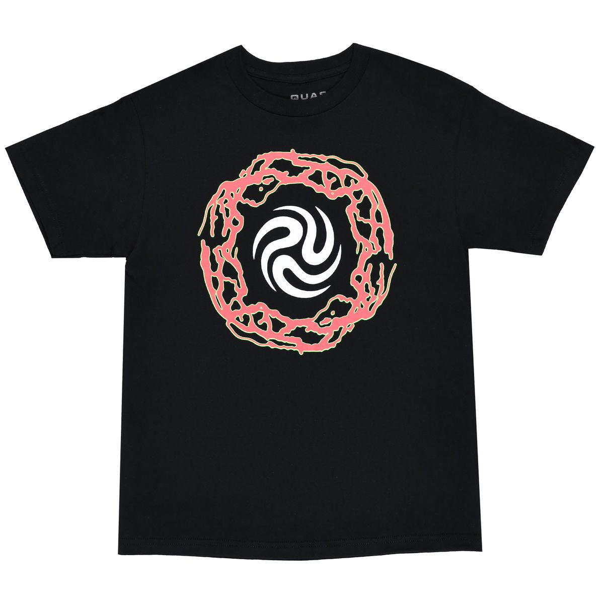 QUASI SKATEBOARDS DROP-OUT TEE BLACK