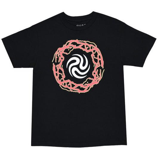 QUASI SKATEBOARDS DROP-OUT TEE BLACK