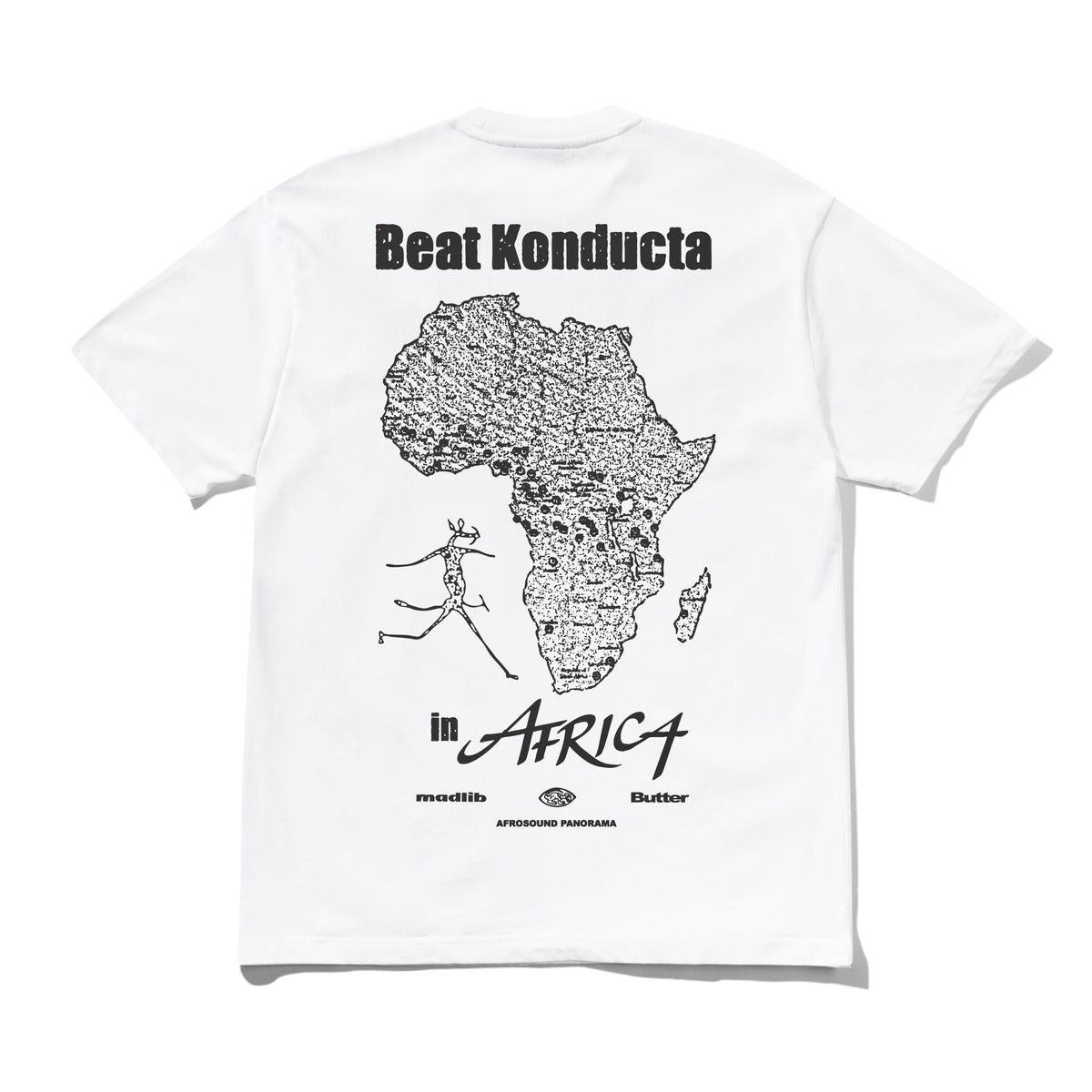 BUTTERGOODS X MADLIB AFRICA TEE WHITE