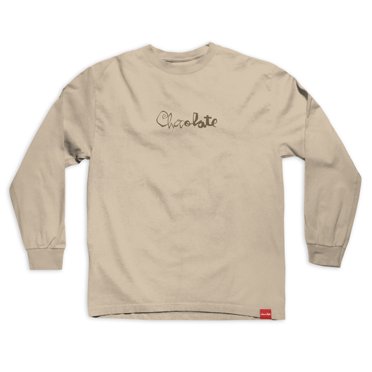 CHOCOLATE SKATEBOARDS SKRUNK LONGSLEEVE TEE SAND