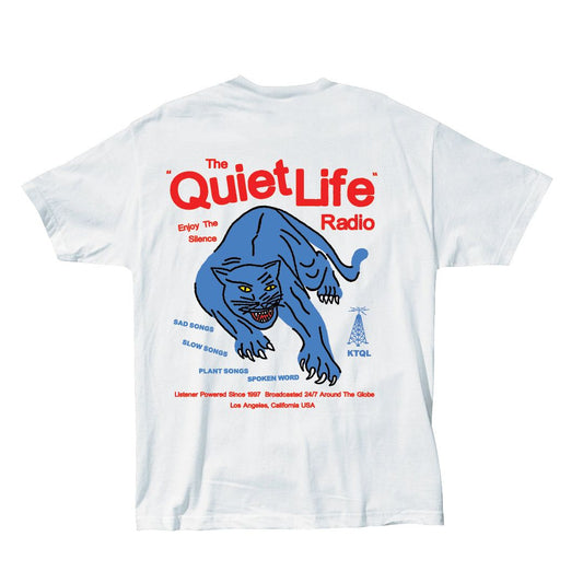 THE QUIET LIFE RADIO STATION TEE WHITE