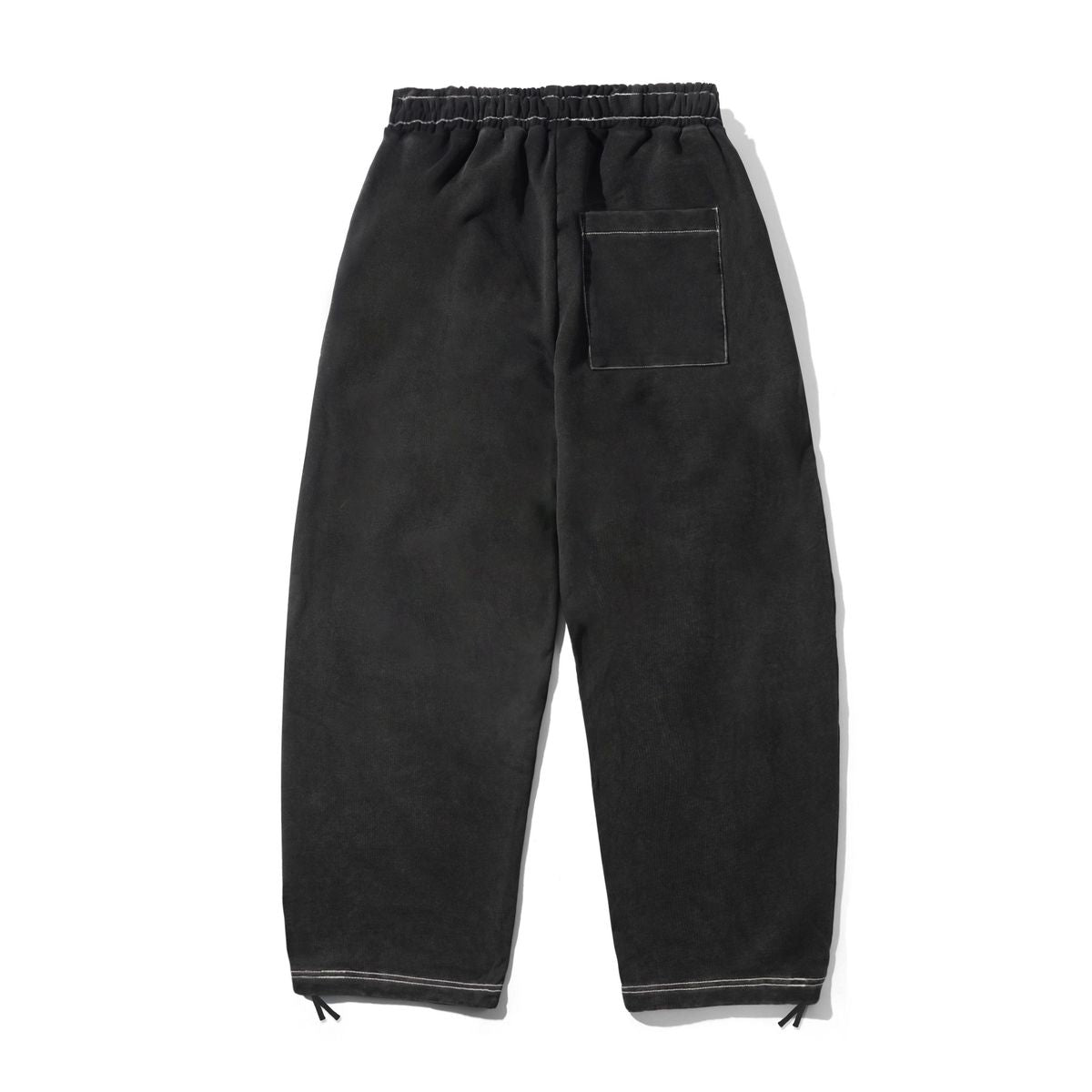 CASH ONLY DIST STRIP FLEECE SWEATPANTS WASHED BLACK