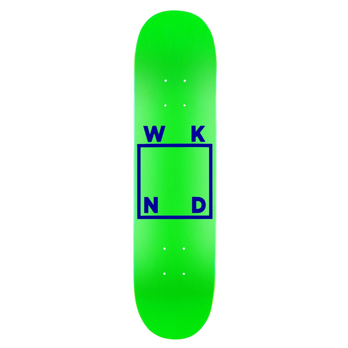 WKND LOGO NEON GREEN DECK
