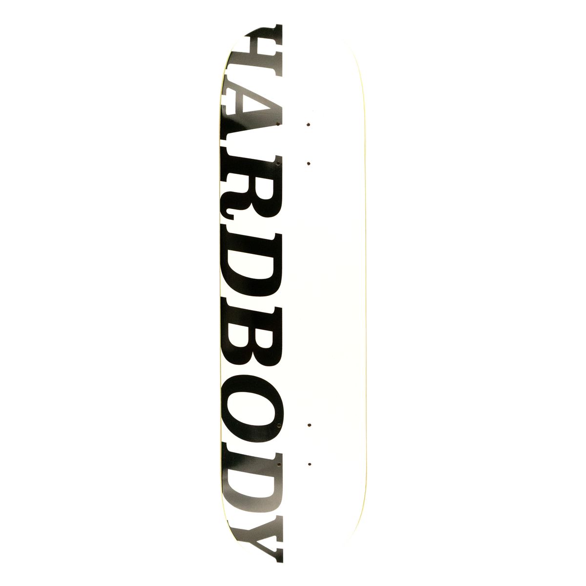 HARDBODY NYC CLASSIC LOGO DECK WHITE/BLACK 8.5
