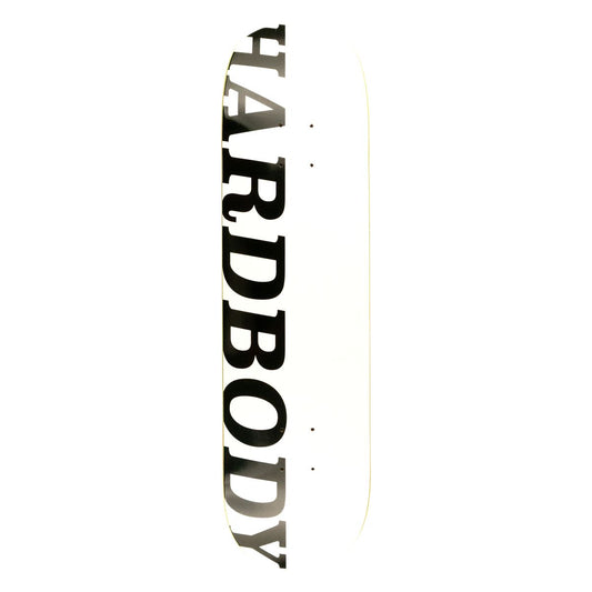 HARDBODY NYC CLASSIC LOGO DECK WHITE/BLACK 8.5