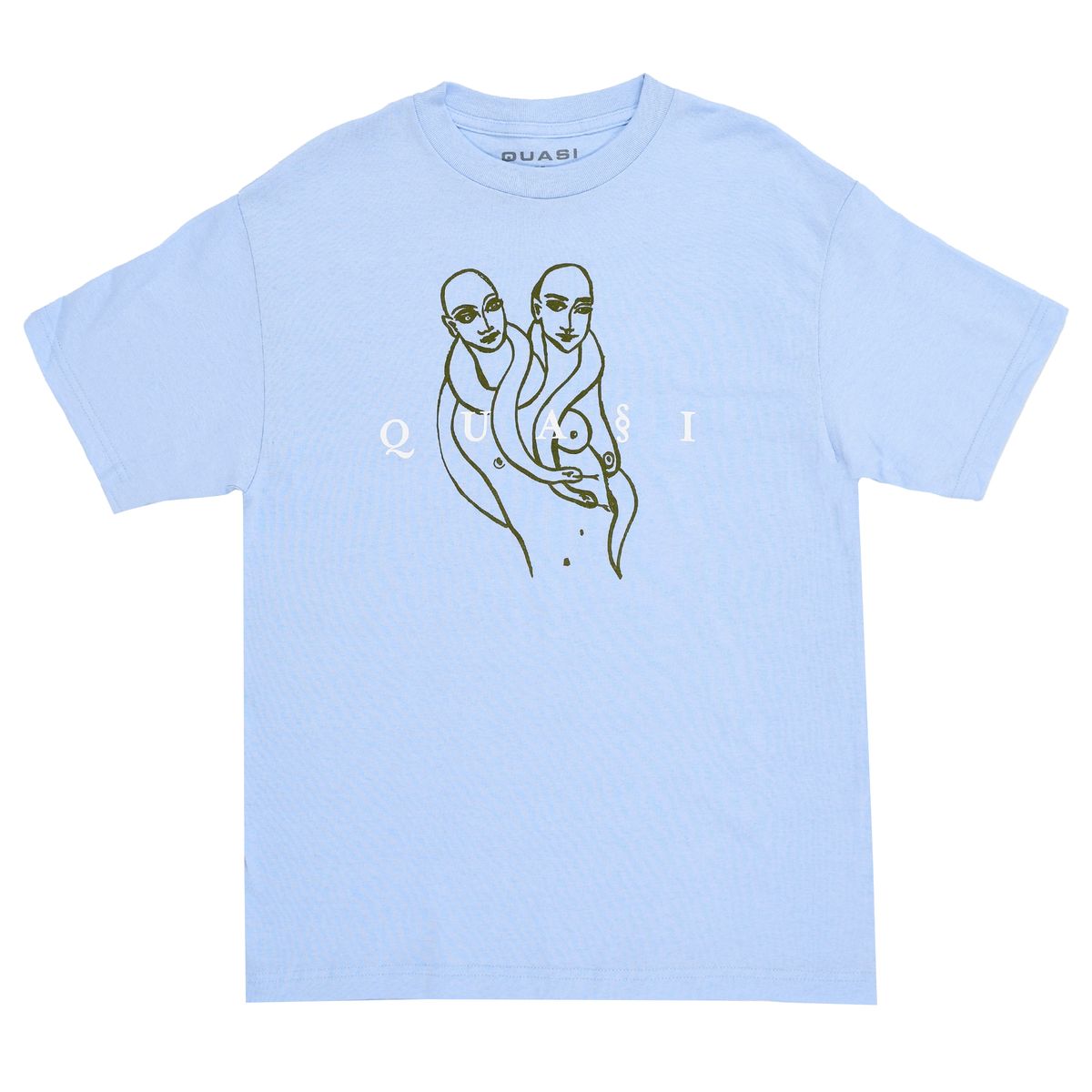 QUASI SKATEBOARDS GENESIS TEE POWDER BLUE
