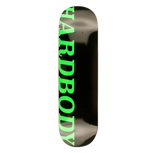 HARDBODY NYC CLASSIC LOGO DECK BLACK/NEON 8.375