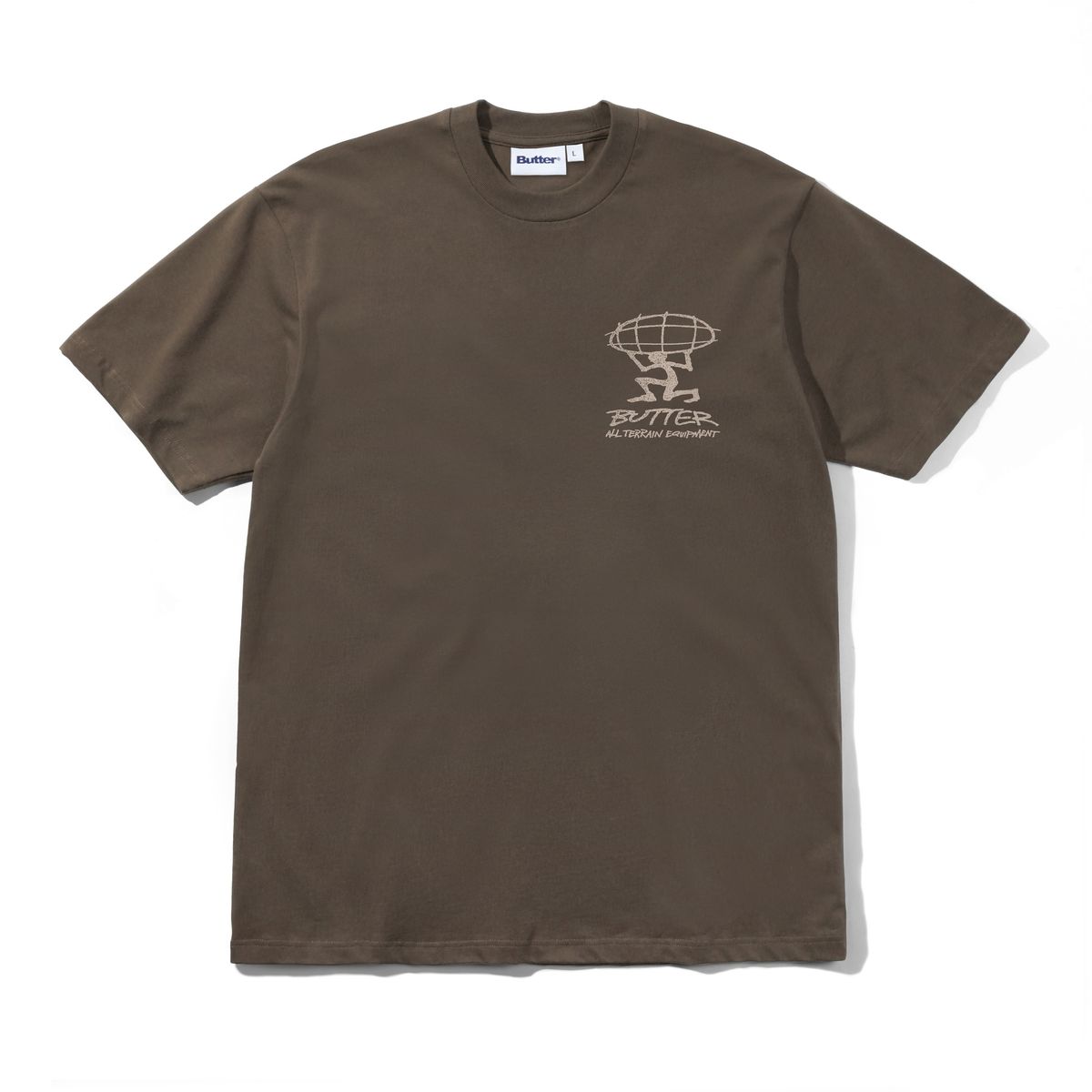 BUTTERGOODS TERRAIN TEE BROWN