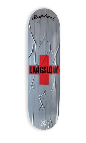 HODDLE SKATEBOARDS RAPHAEL LANGSLOW CROSS DECK 8.38