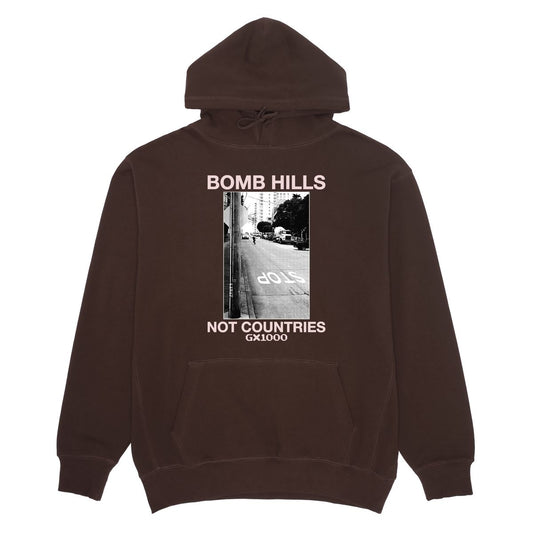 GX1000 BOMB HILLS HOODIE BROWN/ROSE