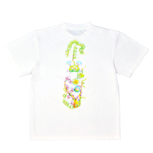 APRIL SKATEBOARDS MUSHROOM BY EMA GASPAR TEE WHITE