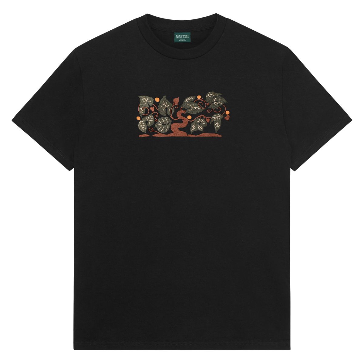 PASS~PORT SKATEBOARDS ORGANIC ORCHARD TEE BLACK