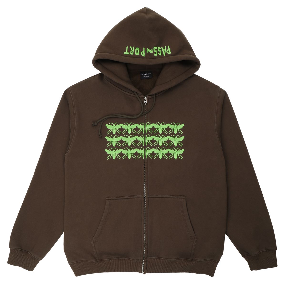 PASS~PORT SKATEBOARDS SCISSORCRAFT ZIP HOOD BARK