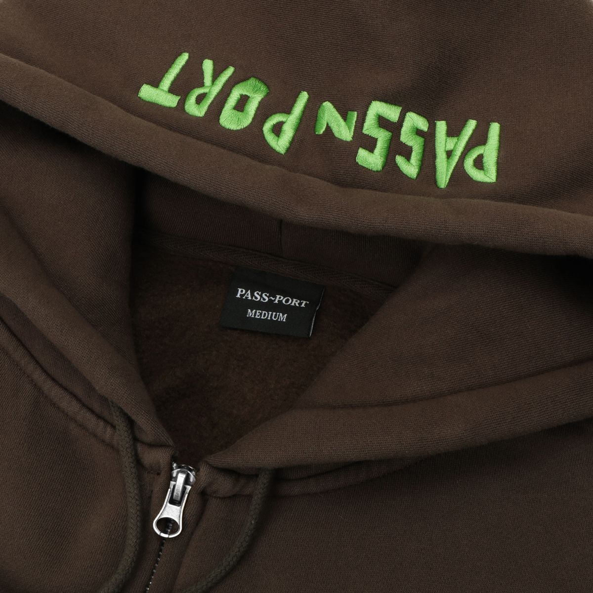 PASS~PORT SKATEBOARDS SCISSORCRAFT ZIP HOOD BARK