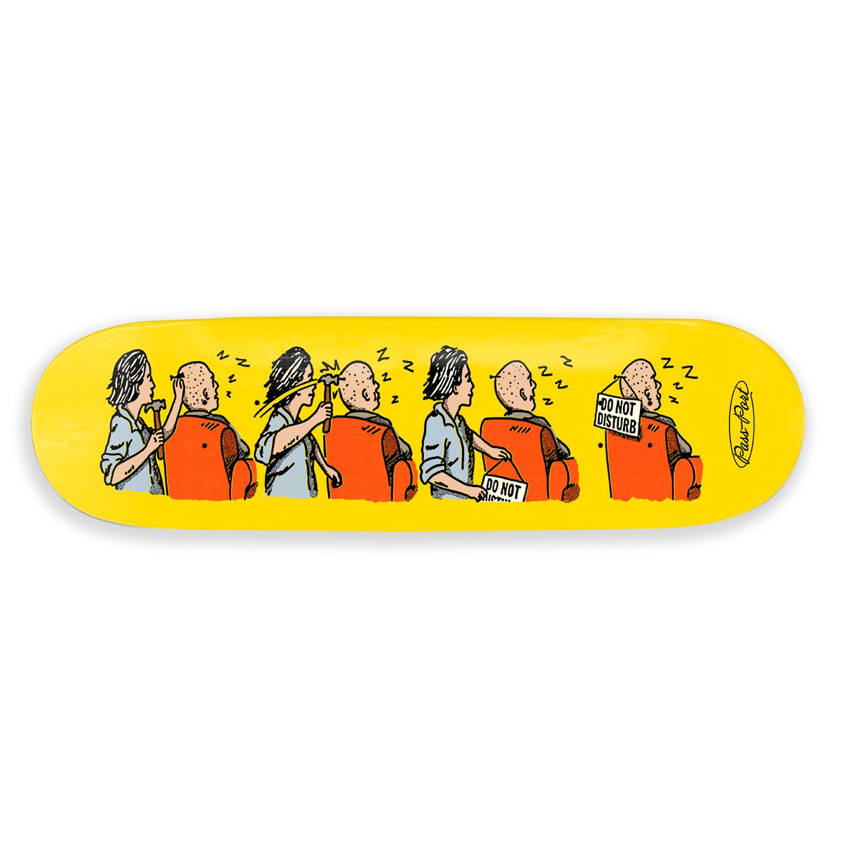 PASS~PORT SKATEBOARDS OVER IT SERIES DND DECK 8.874