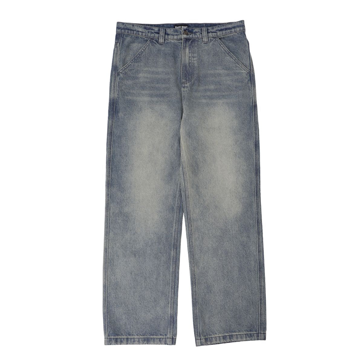 PASS~PORT SKATEBOARDS WORKERS CLUB DENIM FADED GREY