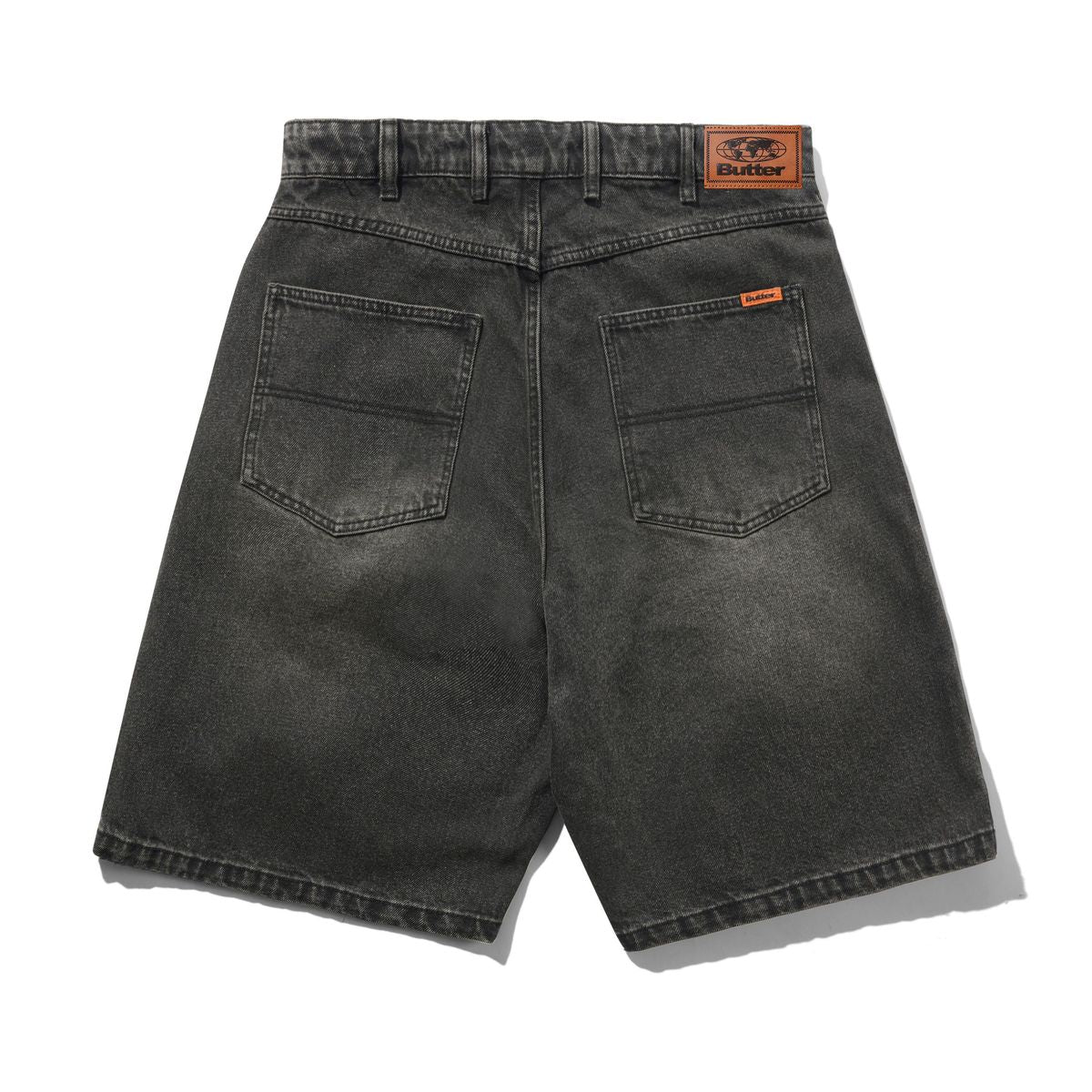 BUTTERGOODS BAGGY DENIM SHORTS FADED BLACK