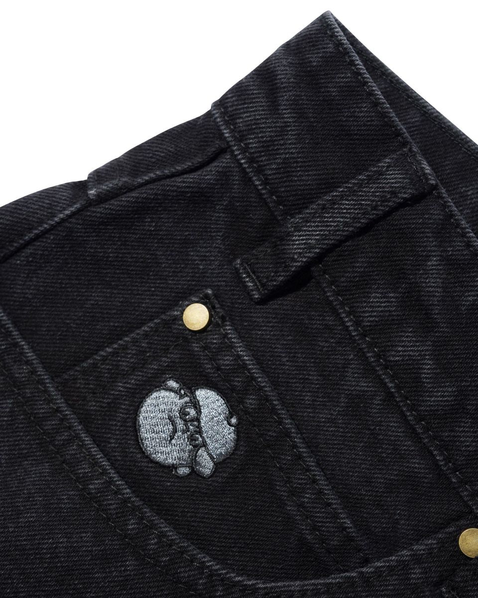 BUTTERGOODS SANTOSUOSSO DENIM JEANS FLAT BLACK