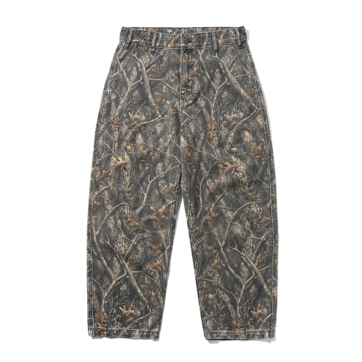 BUTTERGOODS WORK PANTS FOREST CAMO