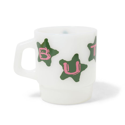 BUTTERGOODS STARS MILK GLASS WHITE
