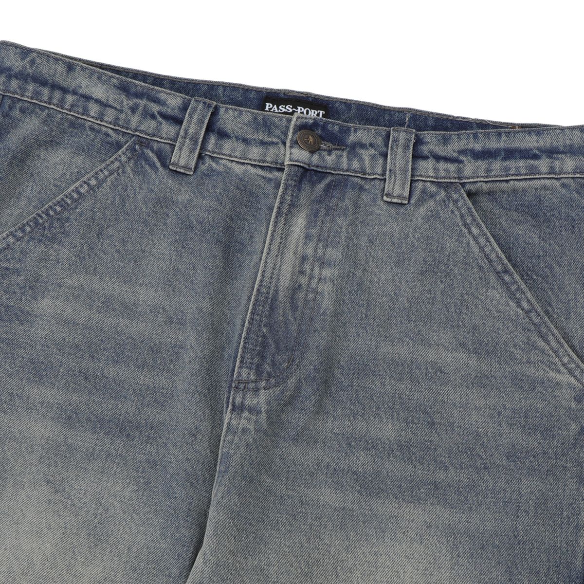 PASS~PORT SKATEBOARDS WORKERS CLUB DENIM FADED GREY