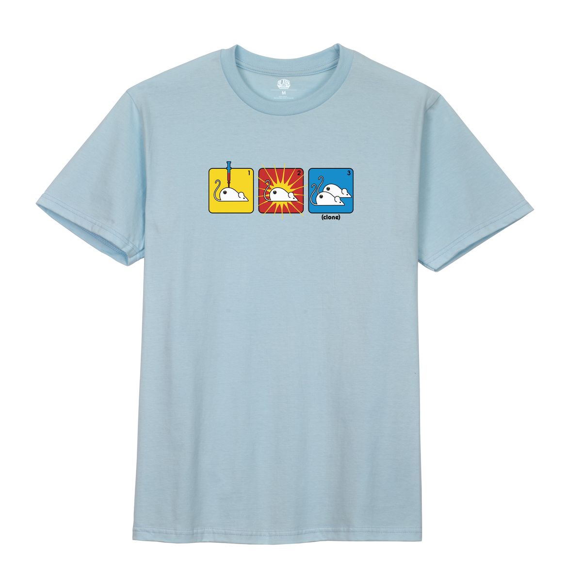 ALIEN WORKSHOP CLONE SEQUENCE TEE LIGHT BLUE