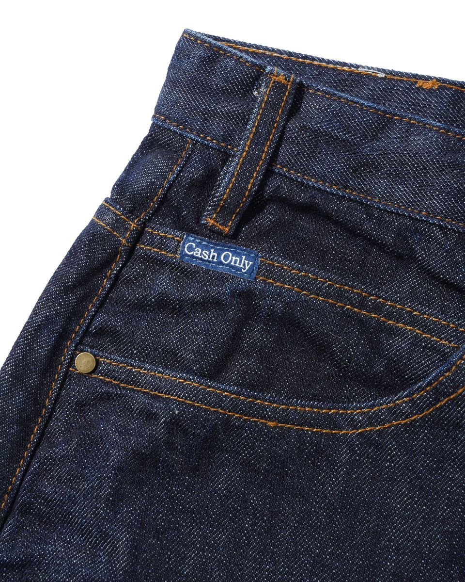 CASH ONLY DIST RODEO SELVEDGE DENIM JEANS INDIGO