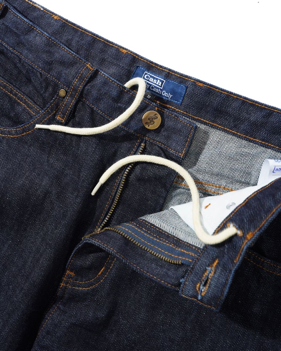 CASH ONLY DIST RODEO SELVEDGE DENIM JEANS INDIGO