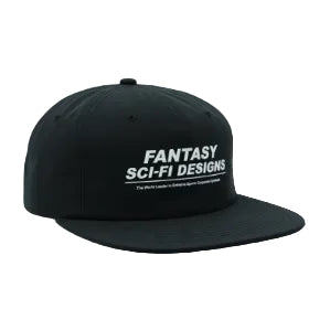 SCI-FI FANTASY EXTREME DESIGN CAP BLACK