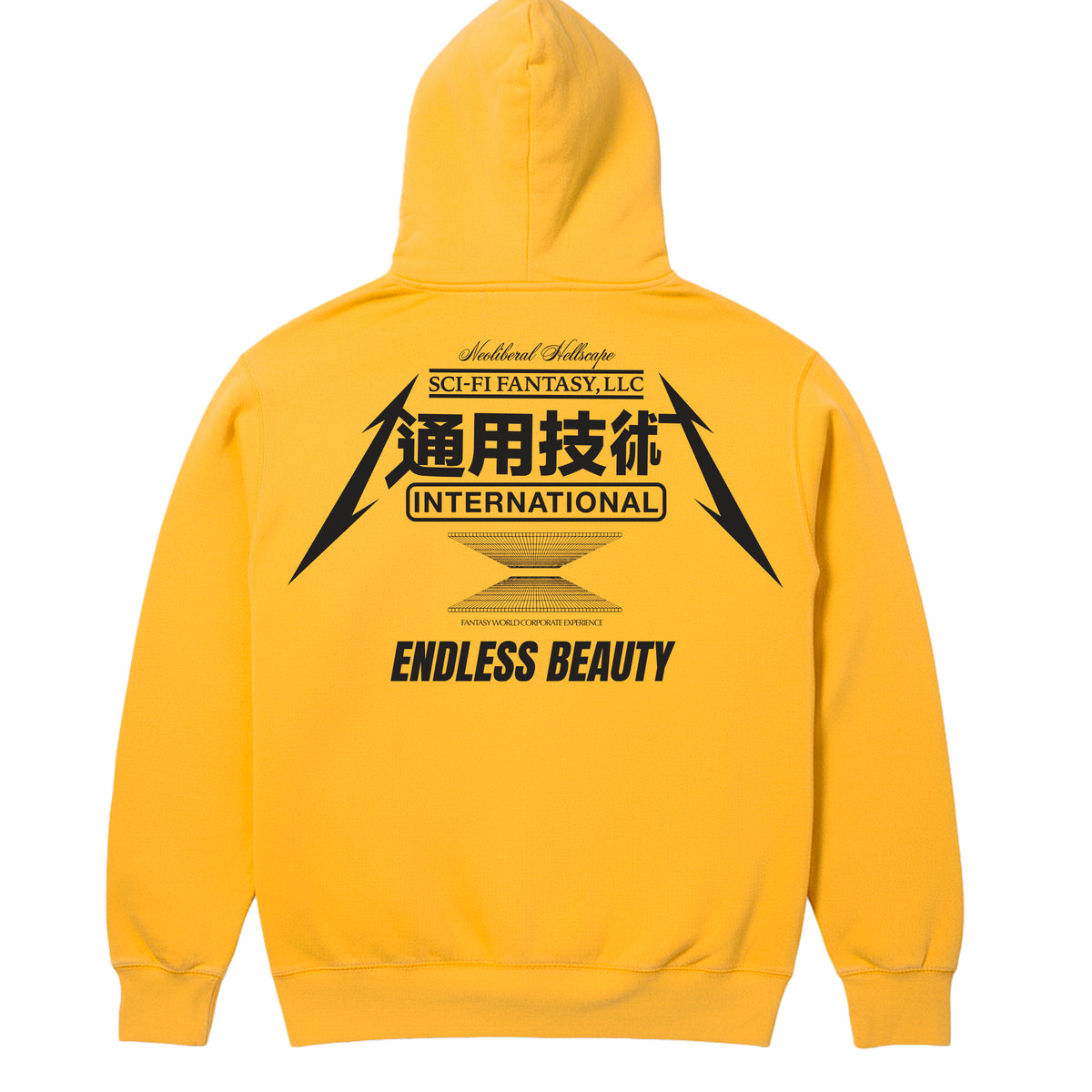 SCI-FI FANTASY ENDLESS BEAUTY HOODIE GOLD