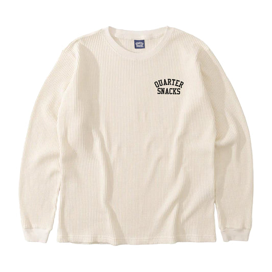 QUARTERSNACKS PRINTED THERMAL LONGSLEEVE BONE