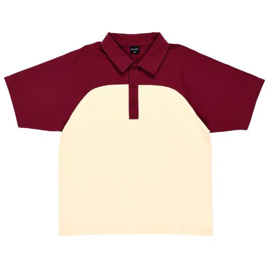 QUASI SKATEBOARDS LESLIE RAGLAN POLO MAROON