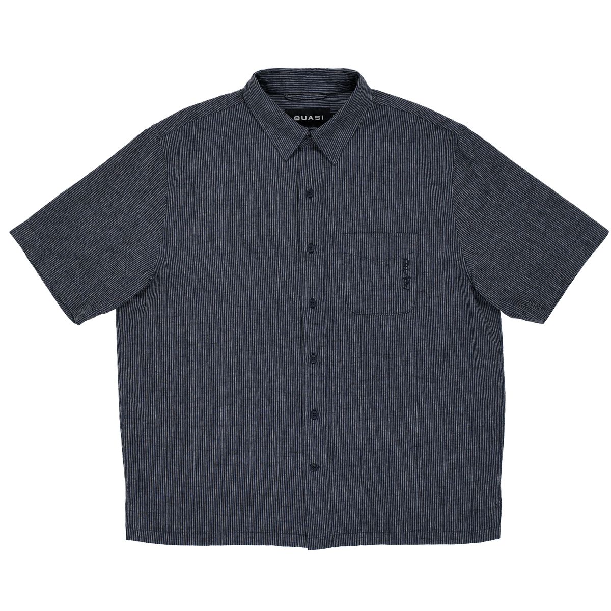 QUASI SKATEBOARDS KALVIN BUTTON UP NAVY