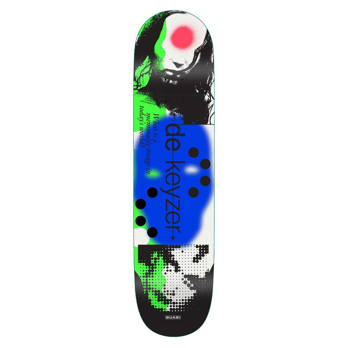 QUASI SKATEBOARDS DEKEYZER IMAGE WORLD DECK 8.25