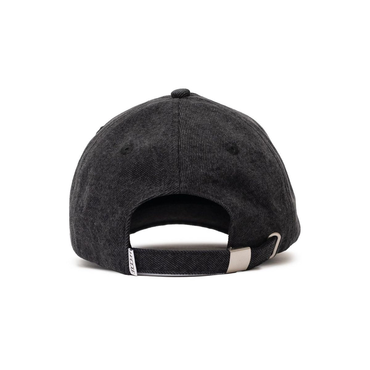 HODDLE SKATEBOARDS DENIM APLIQUE CAP BLACK