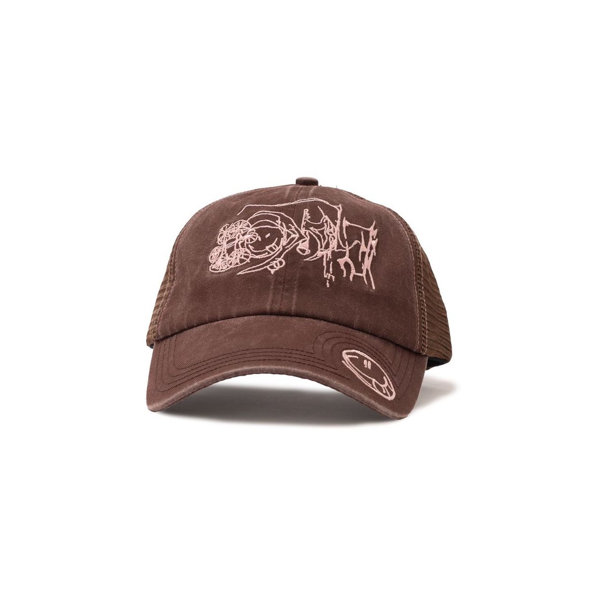 HODDLE SKATEBOARDS LG HILL TRUCKER BROWN